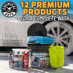 Chemical Guys 12 Piece Premium Complete Car Wash & Detail Kit