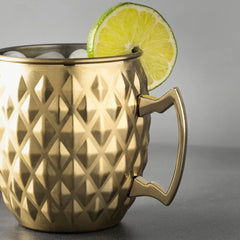 Thyme & Table 17 fl oz Gold Stainless Steel Moscow Mule Mug