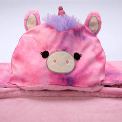 Squishmallows Lola Hooded Throw Blanket, Wearable Plush