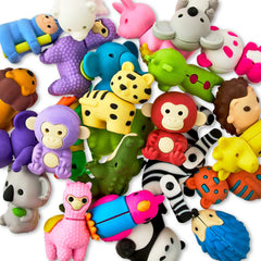 Pen+Gear Eraser Pals, Animals, 25 Count - USA MEGA SHOP