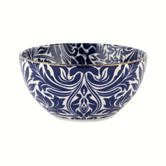 Thyme & Table Nova 12-Piece Ceramic Dinnerware Set Blue and White