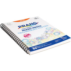 Prang Mixed Media Paper Journal Heavyweight 8.5 in x 11 in, White, 60 Sheets