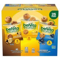 belVita Energy Snack Bites Variety Pack, 25-count - USA MEGA SHOP