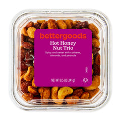 bettergoods Hot Honey Nut Trio, 8.5 oz Tub