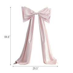 Large Satin Decorative Bow, Pink, 85", Valentine's Day by Way To Celebrate
