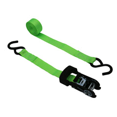 Hyper Tough 1 inch by 10 feet 500 lbs. S-Hook Ratchet Tie Down 4 Pack