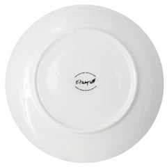 Elama Professional Kitchen 12 Piece Porcelain Round Dinner Plate Set in White