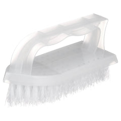 Great Value Iron Handle Multi-Purpose Cleaning Scrub Brush, White, 1 Count