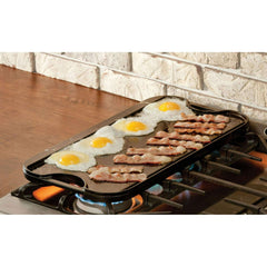 Lodge Cast Iron Seasoned Pro Grid Reversible Grill/Griddle