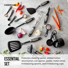 Farberware Professional 14-Piece Kitchen Tool and Gadget Kitchen Utensil Set in Black