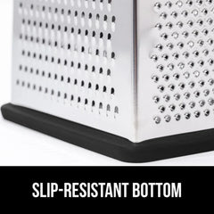 GORILLA GRIP Cheese Grater, BPA Free Stainless Steel Box Graters, Cheeses and Veggie Shredder - USA MEGA SHOP