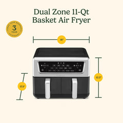 Cuisinart 11-qt Dual Basket Air Fryer Pro - USA MEGA SHOP