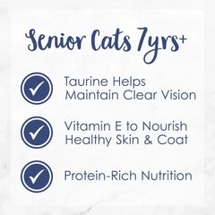 Purina Fancy Feast Senior Classic Pate Wet Cat Food, Minced Collection, 3 oz Cans (12 Pack)