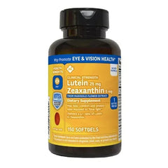 Member'S Mark Eye Health Softgels, Lutein 25 Mg and Zeaxanthin 5 Mg, 150 Ct.