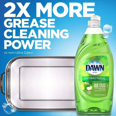 Dawn Ultra Antibacterial Liquid Dish Soap, Apple Blossom Scent, 40 fl oz