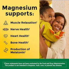 Nature Made High Absorption Magnesium Glycinate Gummies, Daily Magnesium Supplement, 50 Gummies