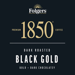 1850 Black Gold, Dark Roast Coffee, Keurig K Cup Pods, 24 Count Box