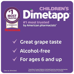 Children’s Dimetapp Cold & Allergy Liquid, Runny Nose & Sneezing Relief, 4 fl oz