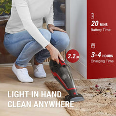 VacLife Cordless Handheld Vacuum, Car Vacuum Cleaner Rechargeable with Motorized Brush, Powerful Stair Vacuum