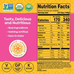 Tasty Bite Organic Chickpea Tikka Masala 10oz - Rich chickpea tikka masala