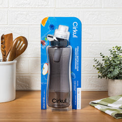 Cirkul 32oz Gray Plastic Bottle with Black Lid and Flavor Cartridge (GoSip Berry Blue Punch)