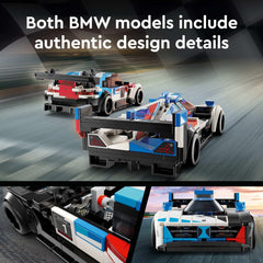 LEGO Speed Champions BMW M4 GT3 & BMW M Hybrid V8 Building Toys - Race Car Toys for Kids, Boys & Girls, Ages 9+ - Gift for Christmas - W/ 2 Minifigures - 7692 - USA MEGA SHOP