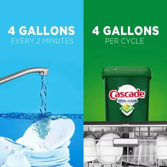 Cascade Total Clean Actionpacs, Dishwasher Detergent Pacs, Fresh Scent (105 Ct.)