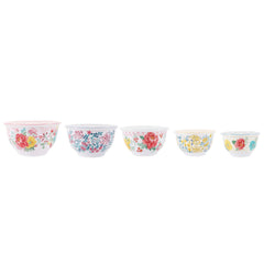 The Pioneer Woman 10-Piece Melamine Mixing Bowl Set, Fancy Flourish - USA MEGA SHOP