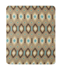Mainstays Cozy Aztec Print Fleece Throw Blanket 50"x 60", All Ages