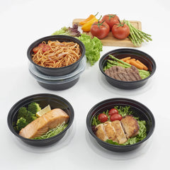 Mainstays 1L Round Meal Prep Food Storage Container, 5 Pack - USA MEGA SHOP