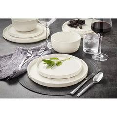 Member’s Mark 24-Piece Modern Stoneware Dinnerware Set, Assorted Colors