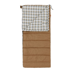 (2 pack) Ozark Trail 35F Flannel Lined Rectangle Adult Sleeping Bag - Brown (80" x 36")