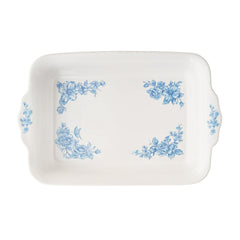 The Pioneer Woman Agatha Small Rectangular Baker with Lid, 7" x 11"