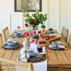 (8 pack) Better Homes & Gardens-Collins Collection Grey Stoneware Round 10.4" Dinner Plate