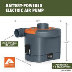 Ozark Trail Sidewinder D Cell Electric Air Pump