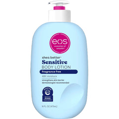 eos Shea Better Sensitive Skin Body Lotion for Dry Skin- Fragrance-Free, 16 fl oz