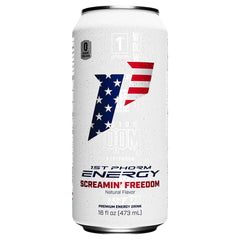 1st Phorm Energy Drink, Screamin' Freedom, 16 fl oz, 12-count