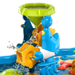 Dinosaur Planet Sand Water Table for Toddlers, 4 in 1 Sand Table and Water Play Table, Kids Table Activity Sensory Play Table Beach Sand Water Toy for Outdoor Backyard for Toddlers Age 2-4 Gift - USA MEGA SHOP