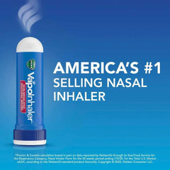 Vicks Vapo Inhaler Non-Medicated Vapor Inhaler with Menthol Scent, 2 Count