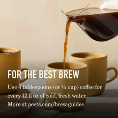 Peet's Coffee Cafe Domingo Premium Medium Roast Ground Coffee, Arabica, 10.5 oz