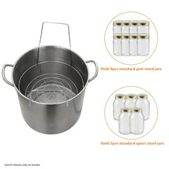 Mainstays 5-Piece Complete Water Bath Canning Kit, Essential Canning Supplies Starter Kit