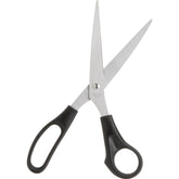Business Source, BSN65647, Stainless Steel Scissors, 1 Each, Black