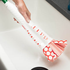 Libman Wonder Mop with Microfiber Fibers and Green Steel Handle
