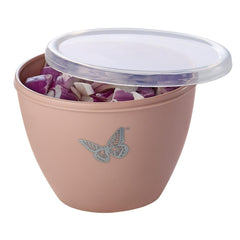Dolly Parton Plastic Mixing Bowls with Air-Tight Lids, Set of 4, Blush