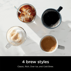 Ninja Single-Serve Pods & Grounds Hot and Iced Coffee Brewer with Rapid Cold Brew, PB045