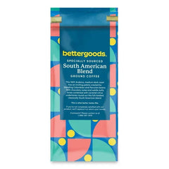 bettergoods Specialty Blend South American Ground Coffee, Medium Dark Roast, 12 oz