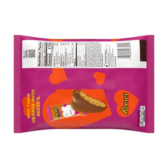 REESE'S Milk Chocolate Snack Size Peanut Butter Hearts, Valentine's Candy Bag, 15 oz (25 Pieces)