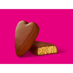 REESE'S Milk Chocolate Snack Size Peanut Butter Hearts, Valentine's Candy Bag, 15 oz (25 Pieces)