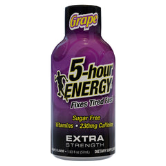 5-hour Energy Shot, Extra Strength, Grape, 1.93 fl. oz, 24-count