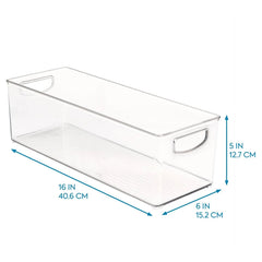 iDESIGN Linus Deep Storage Bins, 6-piece Set